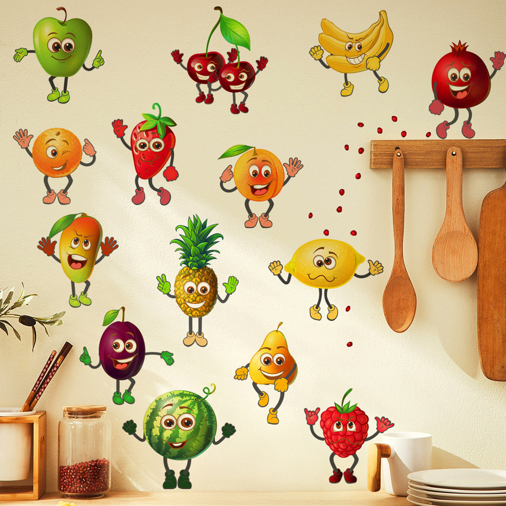 Cartoon Verschiedene Früchte W – Kitchen Uncle Bewertung und Preis