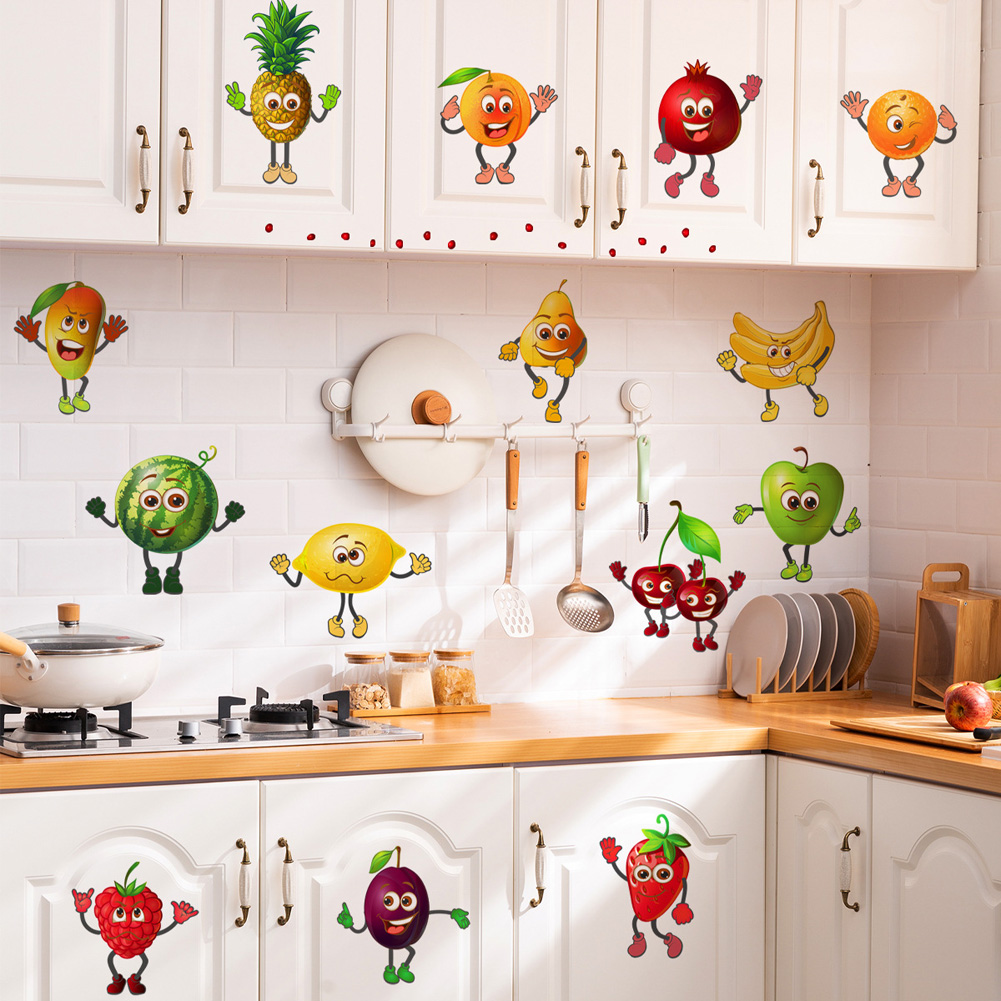 Cartoon Verschiedene Früchte W – Kitchen Uncle Bewertung und Preis