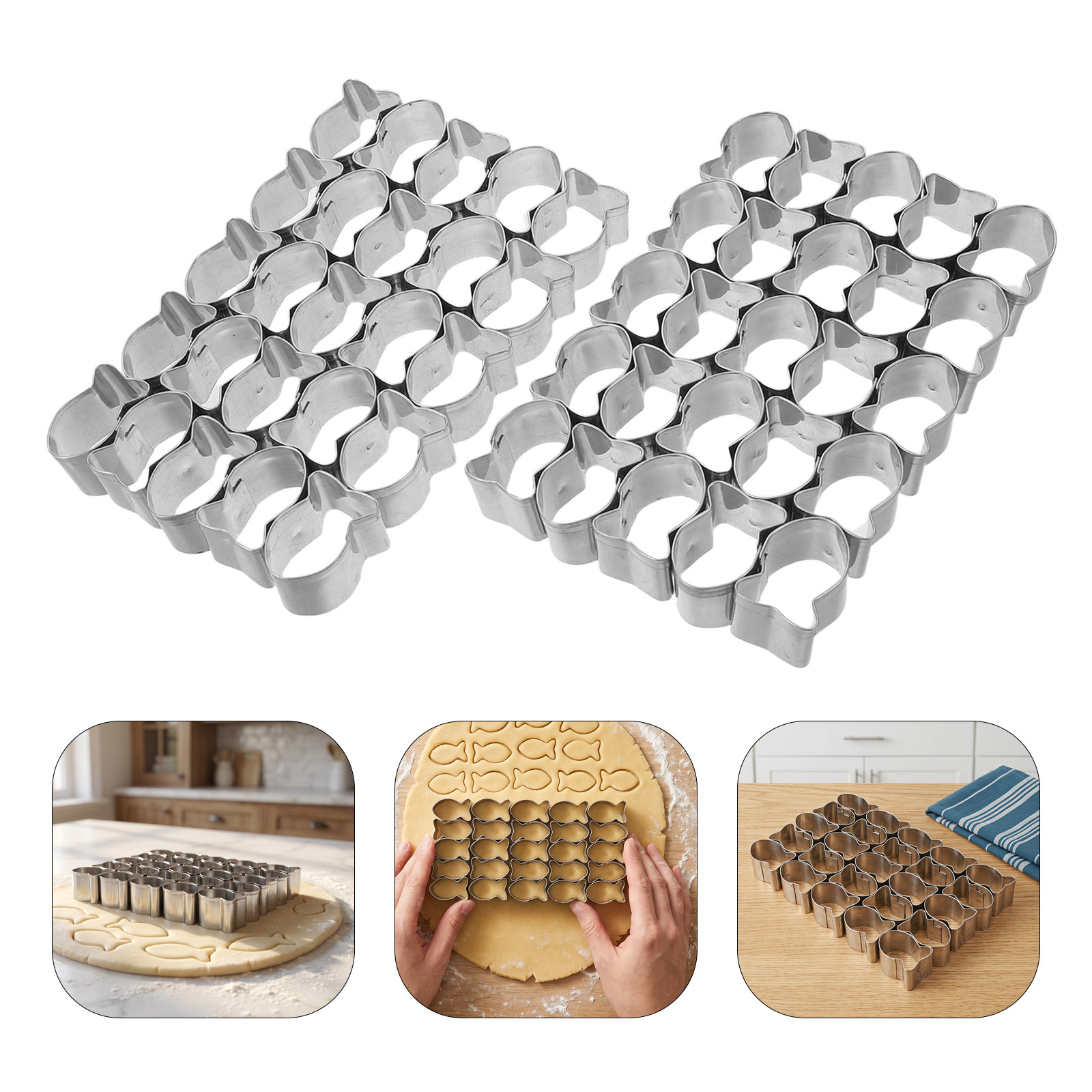 2 Stück Fischförmige Ausstechf – Baking Kitchen Set Bewertung und Preis