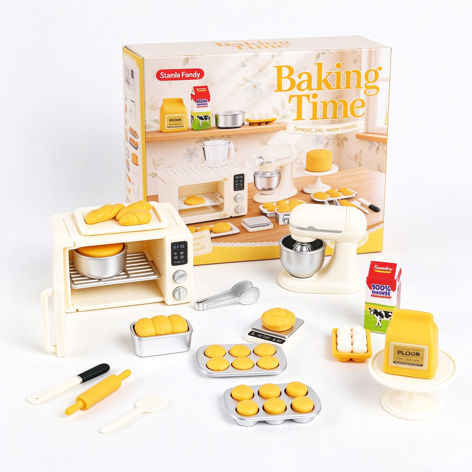 Mini-Backspielset, Puppenhaus- – Baking Kitchen Set Bewertung und Preis